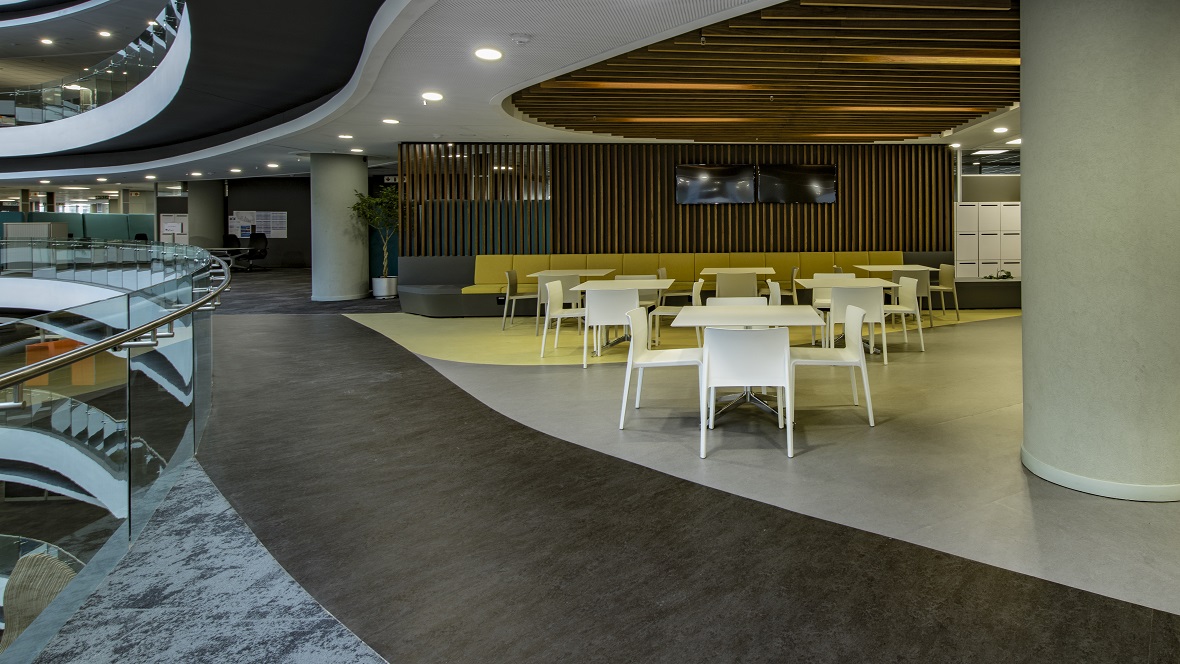 New Discovery Campus Marmoleum lava | Forbo Flooring Systems  South Africa 